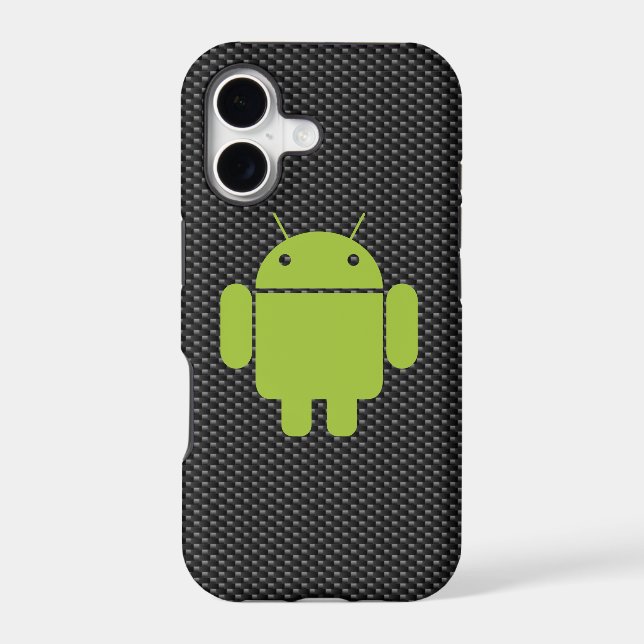 Carbon Fiber iPhone 5 Case (Android on iPhone) (Back)
