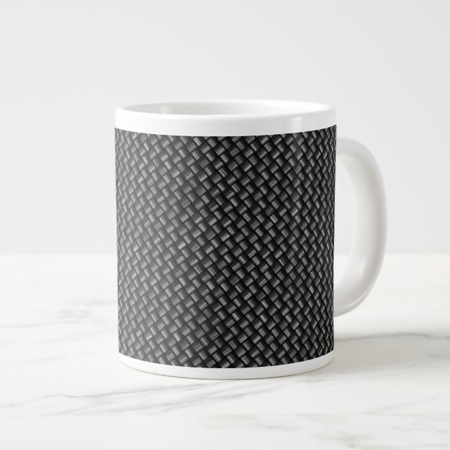 Carbon Fiber Jumbo Mug (Front Right)