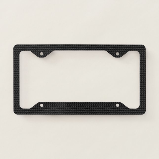 Carbon fiber license plate frame (Front)