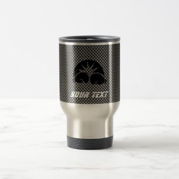 Carbon Fiber Look Boxing Gloves Travel Mug by SportsWare at Zazzle