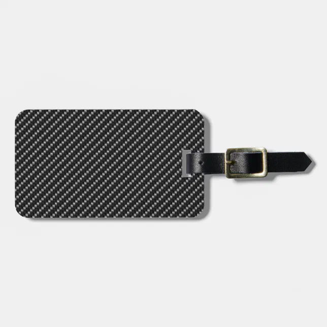 Carbon Fiber luggage tag Zazzle