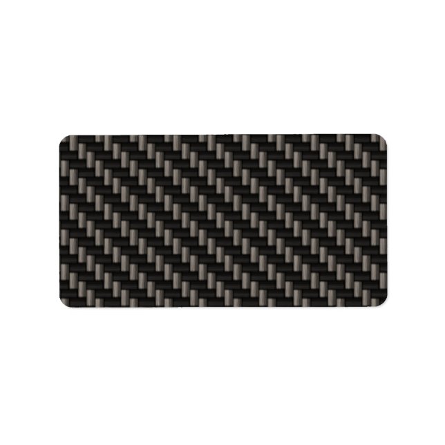 Carbon Fiber Material Label (Front)