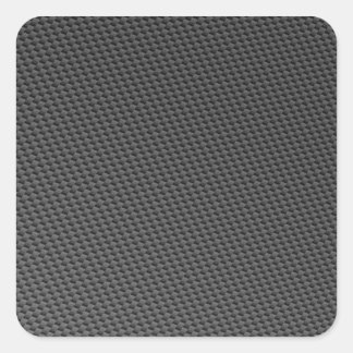 Carbon Fiber Material Square Sticker