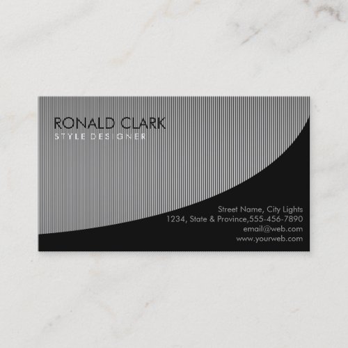 Carbon Fiber Metal Professional Black Business Card