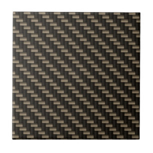 Carbon Fiber Pattern (faux) Ceramic Tile