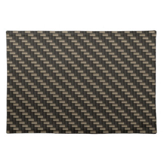 Carbon Fiber Pattern (faux) Cloth Placemat