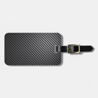 Carbon Fiber Pattern Luggage Tag