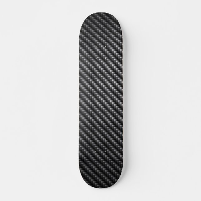 Carbon Fiber Pattern Skateboard Deck (Front)