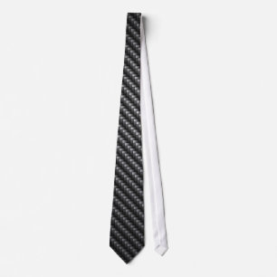 Carbon Fiber Pattern Tie