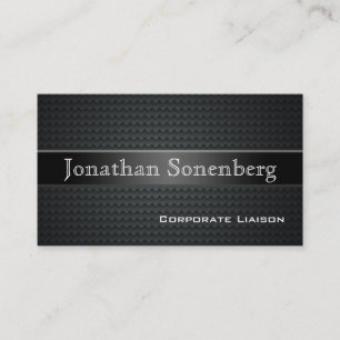 Carbon Fiber Professional Business Cards
