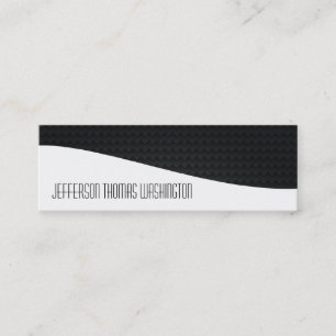 Carbon Fiber Professional Slim Business Cards