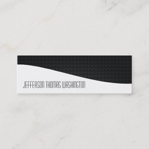 Customizable Carbon Fiber Professional Slim Business Cards