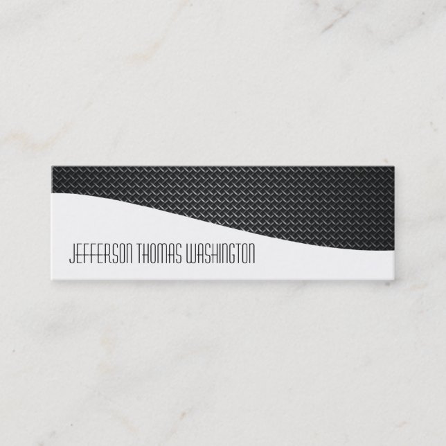 Carbon Fiber Professional Slim Business Cards (Front)