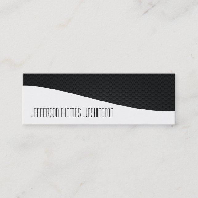 Carbon Fiber Professional Slim Business Cards (Front)