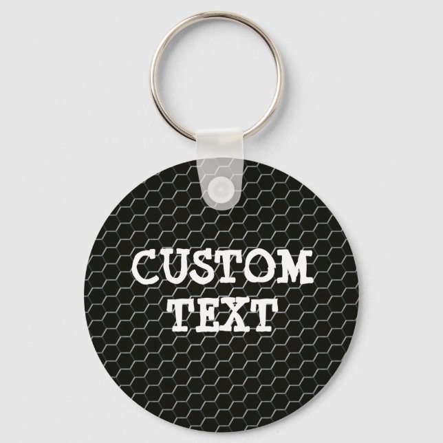 Carbon-fiber-reinforced polymer keychain (Front)