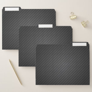 Carbon-fiber-reinforced polymer Texture File Folder
