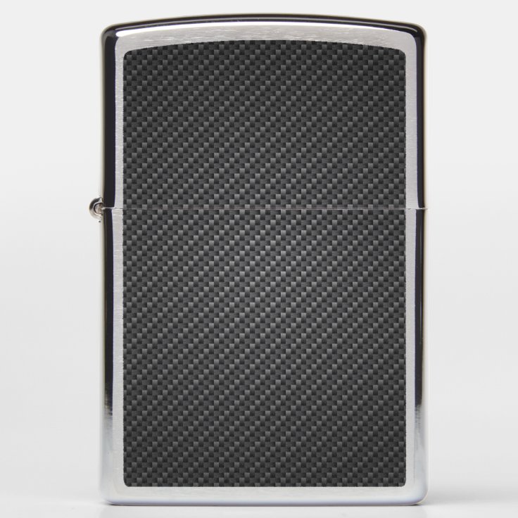 Carbonfiberreinforced polymer Texture Zippo Lighter Zazzle