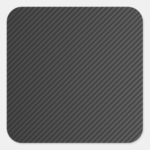Carbon Fiber Square Sticker