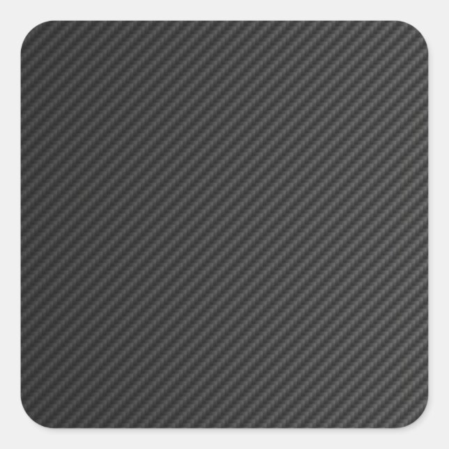 Carbon Fiber Square Sticker (Front)