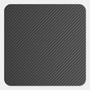 Carbon Fiber Square Sticker