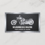 Carbon Fiber Steel Motorbike Motorcycle Mechanic Business Card