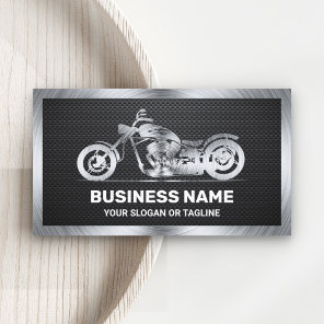 Carbon Fiber Steel Motorbike Motorcycle Mechanic Business Card