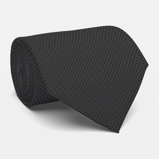 Carbon Fiber Style 01 Tie (Rolled)