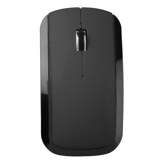 Carbon Fiber Style 05 Wireless Mouse (Front)