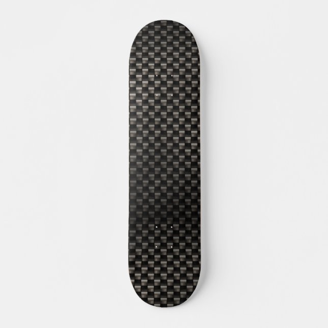 Carbon Fiber Texture Skateboard Deck (Front)