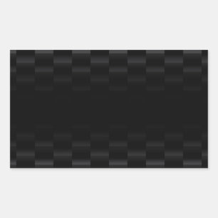 Carbon Fiber Textured Rectangular Sticker