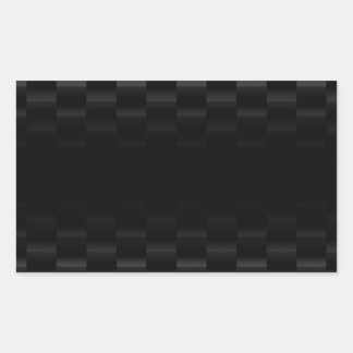 Carbon Fiber Textured Rectangular Sticker