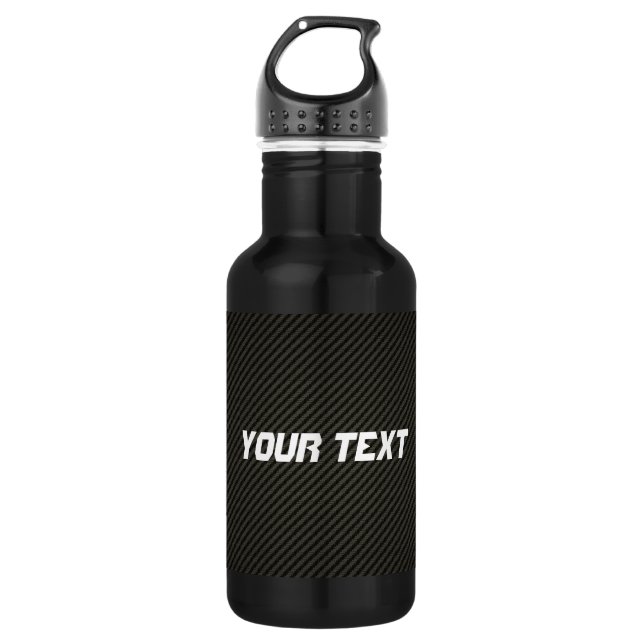 Carbon Fiber Water Bottle (Front)