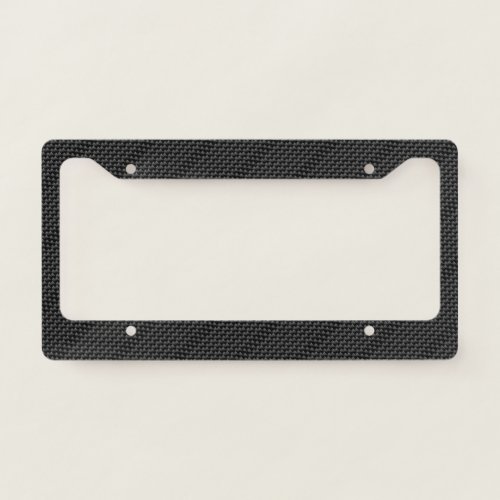 Carbon Fiber Weave Pattern License Plate Frame