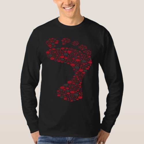 Carbon Footprint  Carbon Dioxide CO2 Molecular Str T_Shirt