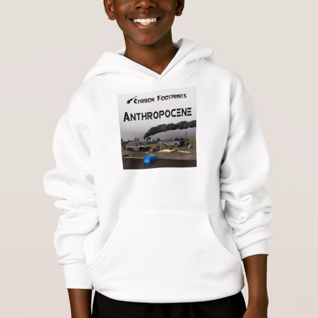 Carbon Footprints - Anthropocene Hoodie (Front)