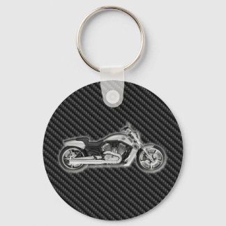 Carbon Harley Motorcycle 3D Fashion Accessory Keychain
