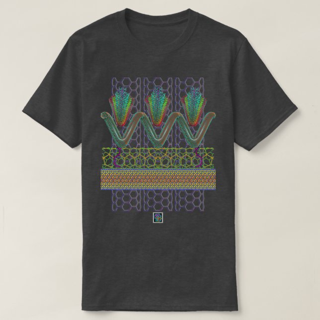 Carbon Nanotubes  T-Shirt (Design Front)