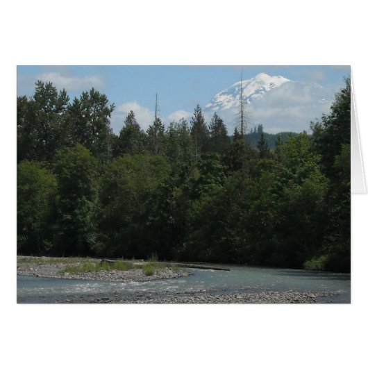 Carbon River Mount Rainier Cards (Front Horizontal)