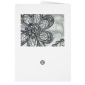 Carbon Space Daisy Cards (Back)