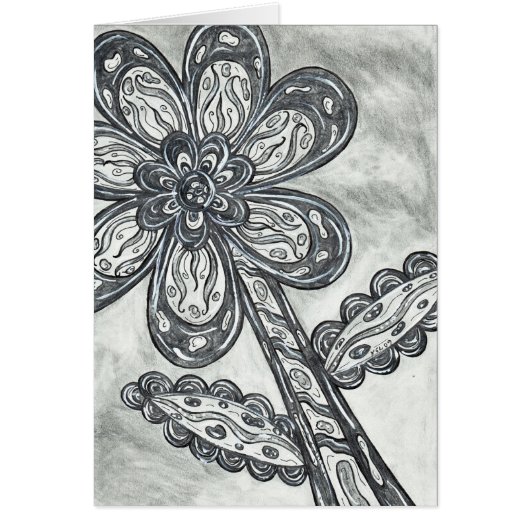 Carbon Space Daisy Cards (Front)