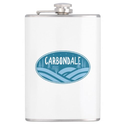Carbondale Colorado Outdoors Flask