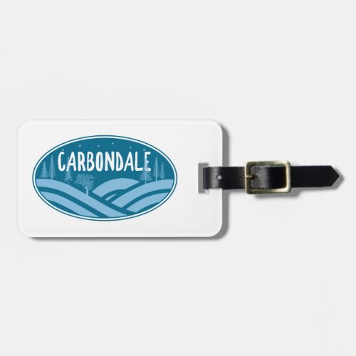 Carbondale Colorado Outdoors Luggage Tag