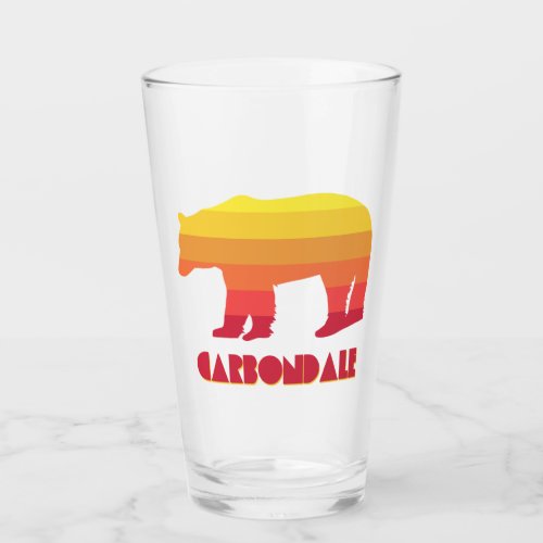 Carbondale Colorado Rainbow Bear Glass