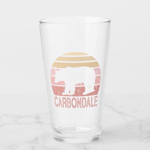Carbondale Colorado Retro Bear Glass