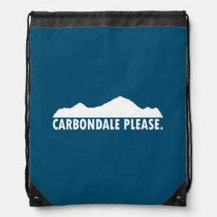 Carbondale Please Drawstring Bag