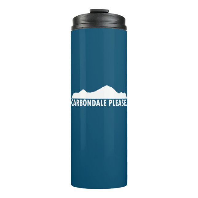 Carbondale Please Thermal Tumbler (Front)
