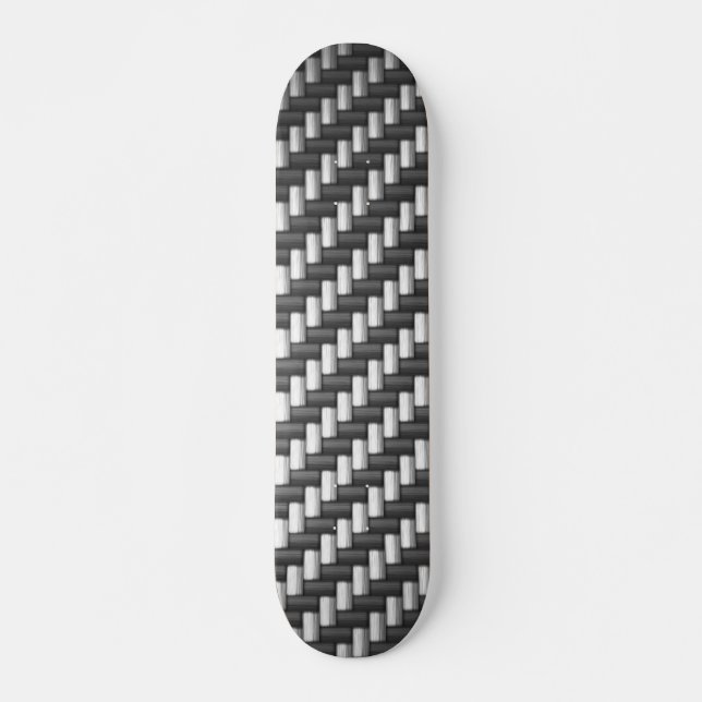Carbonfiber Carbon Fiber (faux) Skateboard Deck (Front)