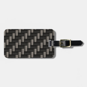 Carbonfiber Pattern Checkered Luggage Tag