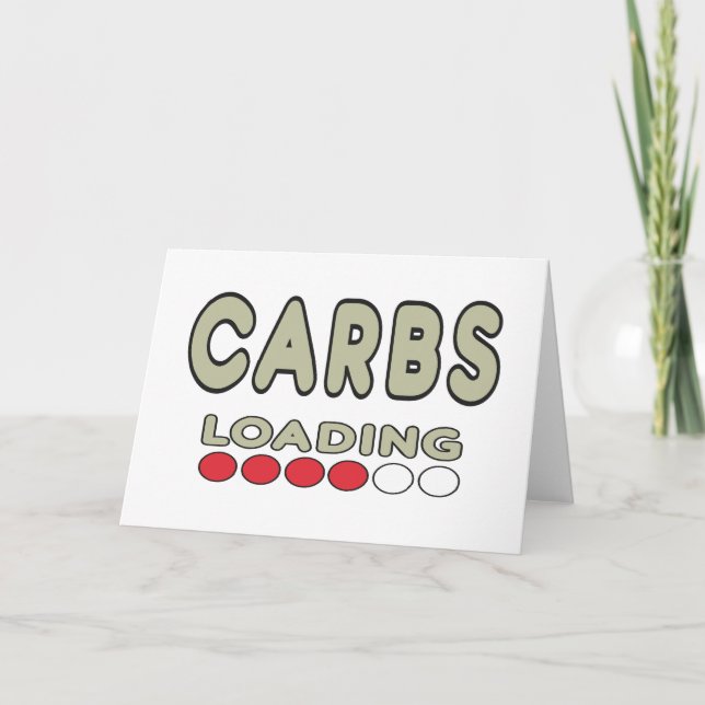 Carbs Loading Card (Front)