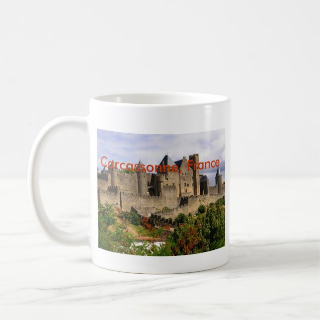 Carcassonne, France Coffee Mug (Left)
